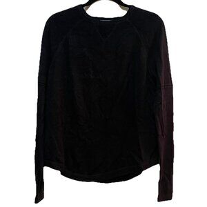 SWEET ROMEO Black Raglan Long Sleeve Lightweight Casual Sweater Sx XS